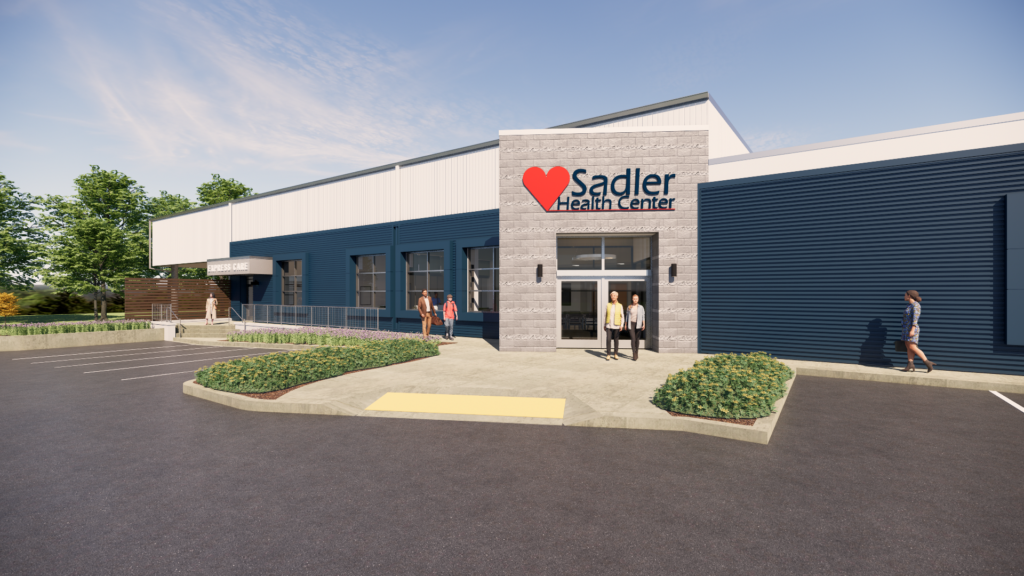 Rendering of Sadler Health Center location in Mechanicsburg, PA